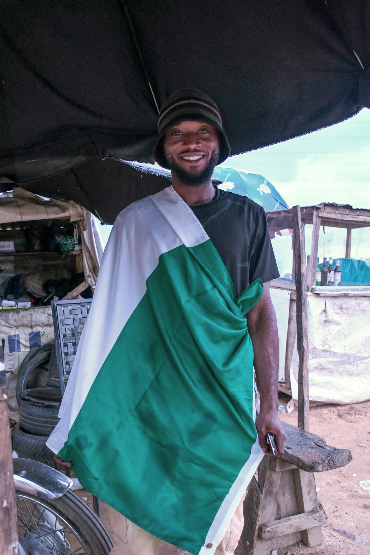 Smile at the Roadside Stall , Lugbe (Airport Road), FCT